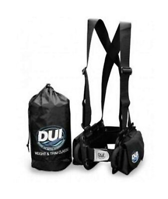 #ad DUI Classic Weight Belt Harness for Drysuit Scuba Diving Dry Suit Small
