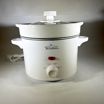 #ad RIVAL 2 QUART SLOW COOKER MODEL:MD YHJ20DW