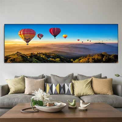 #ad Landscape Balloon Canvas Painting Canvas Posters Prints Canvas Wall Art Pictures