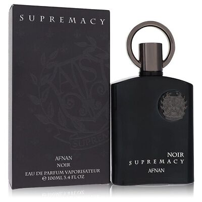 #ad Supremacy Noir by Afnan Eau De Parfum Spray 3.4 oz Men