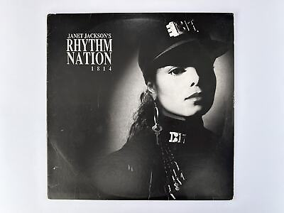 #ad Janet Jackson Rhythm Nation 1814 Vinyl LP Record 1989