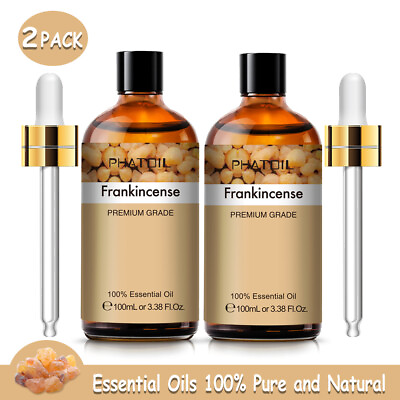 #ad 10 30 100ml Frankincense Essential OilPure Natural for Skin DiffuserMassage