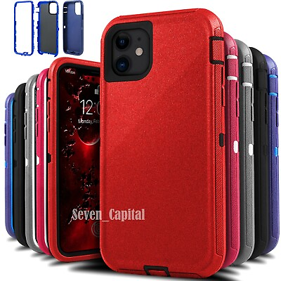#ad For Apple iPhone 13 12 11 Pro Max Mini Protective Shockproof Rugged Case Cover