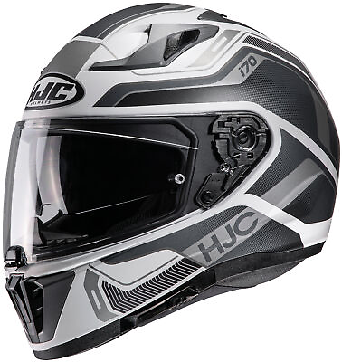 #ad Open Box HJC i70 Full Face Motorcycle Helmet Grey White Size Medium