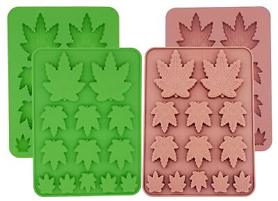 #ad Silicone Leaf Mold Gummy For Muffins Cookie Chocolate Fondant Greenery Cand...