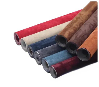 #ad Multi Color Self Adhesive Suede Fabric Sticky Velvet Liner Roll Car Interior Doo