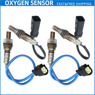#ad 4Pcs Oxygen Sensor Upamp;Downstream For Ford Edge 2011 2014 Explorer 2011 2012 3.5L
