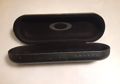 #ad Oakley sunglasses CASE ONLY black felt interior 6.25quot; long worn but works