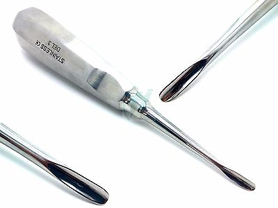 #ad Premium French Steel Autoclavable Apical Root Dental Curved Elevator DEL 3