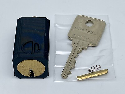 #ad MEDECO Biaxial 5 Pin Cam Lock in 3D Printed Housing w 1 Key Parts; Locksport