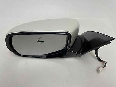 #ad Driver Door Mirror Power Fold Heat 76250TZ6A51 Fit 17 18 ACURA MDX Pearl White