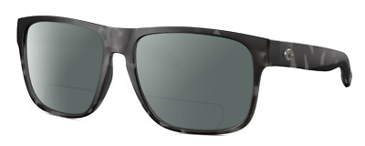 #ad Costa Del Mar SPEARO XL Mens Polarized BIFOCAL Sunglasses Shark Grey 59mm 41 Opt