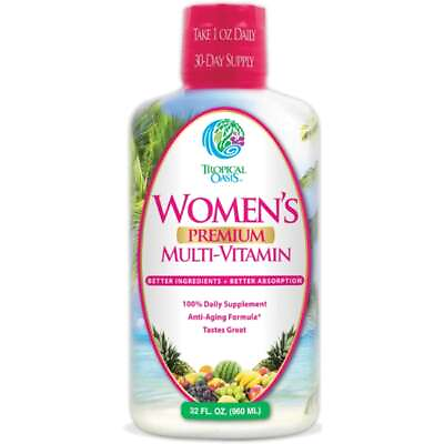 #ad Tropical Oasis Women#x27;s Premium Multi Vitamin 32 fl oz Liq