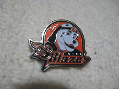 #ad AFL Utah Blaze Arena Football Chief BLAZE The Dalmation Dog Metal Lapel Pin
