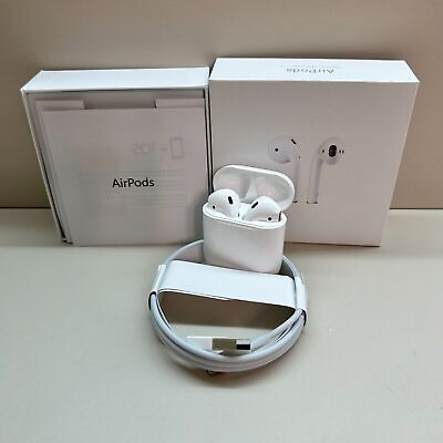 #ad AirPods 2nd Generation Bluetooth Headset w Earphone Charging Case US Ship