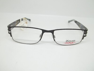 #ad iStamp Womens Eyeglass Frames Black Full Rim 54 18 140 NWT $13.44