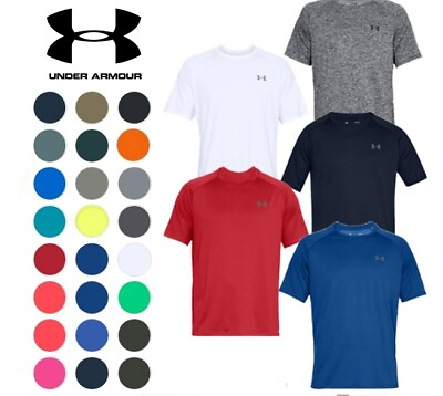 #ad Under Armour Large Mens Training Tech 2.0 T Shirt PLUS Size XL to 5X Tee 1326413