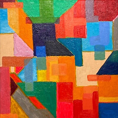 #ad 🎨✨ Oil painting. Geometrical Abstraction. Painting ORIGINAL. Abstract Painting. $299.00