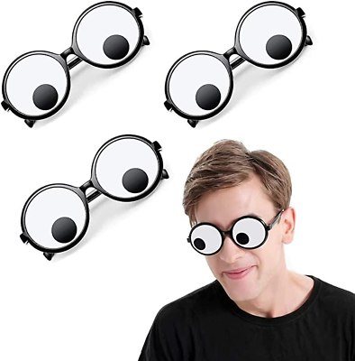 #ad Googly Eyes Glasses Funny Googly Eyes Goggles Shaking Party Glasses