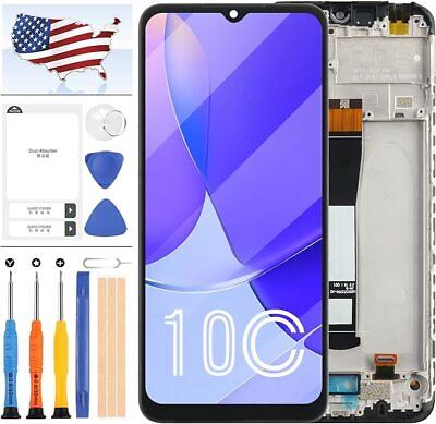 #ad For Xiaomi Redmi 10C LCD Display Touch Screen Replacement Assembly Tools Frame