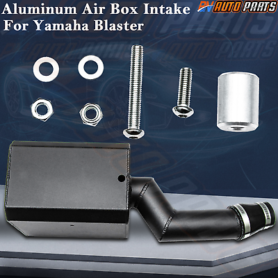 #ad High Flow Aluminum Air Box Airbox Intake For Yamaha Blaster
