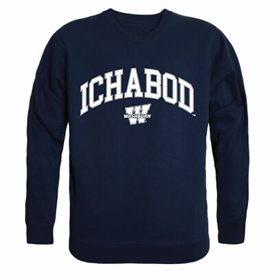 #ad Washburn University Campus Crewneck Pullover Sweatshirt Sweater Navy