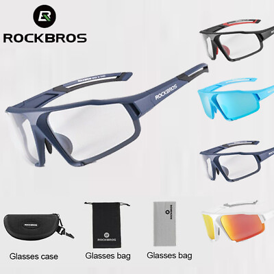 #ad ROCKBROS Cycling Sunglasses Photochromism Polarized Outdoor Sports UV400 Unisex