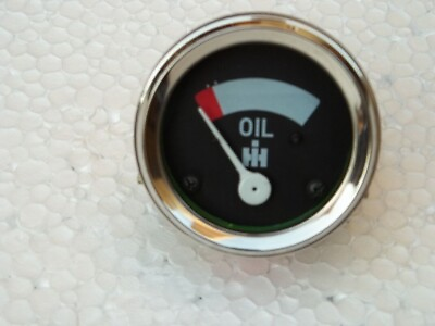 #ad IH Farmall Oil Pressure Gauge fits A B Super A Super A1 CSuper C Screwin