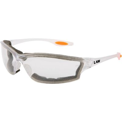 #ad MCR Safety Law 3 Safety Glasses Clear Anti Fog Lens with Foam Seal Z87=
