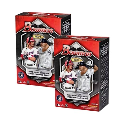 #ad 2024 Bowman Baseball Factory Sealed Blaster Boxes 2 Boxes Lot Free Shipping