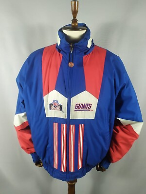 #ad Vintage New York Giants NFL Pro Player Jacket Size L