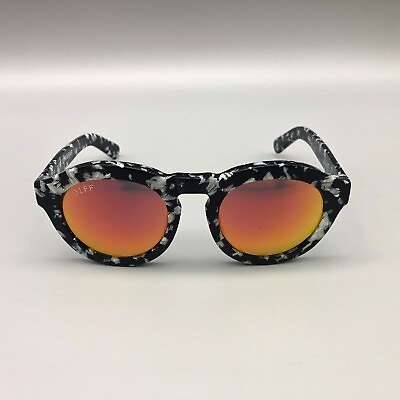 #ad Diff Sunglasses Dime Unisex Mirror Orange Polarized White Black Tortoiseshell