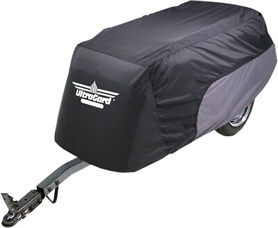 #ad Motorcycle Trailer Cover Black Gray 4 491BC