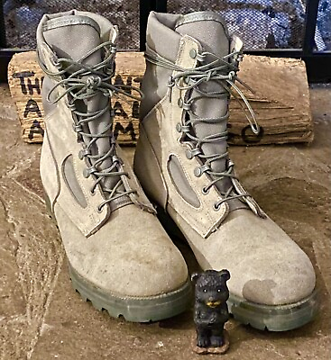 #ad McRae Hot Weather Steel Toe Gore Tex Vibram soled Combat Boots Men’s 11R EUC