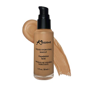 #ad Khasana Foundation Liquid Full Coverage Hydrating amp; Moisturizing Liquid Makeup