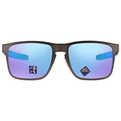 #ad Oakley Holbrook Metal Polarized Prizm Sapphire Square Men#x27;s Sunglasses OO4123