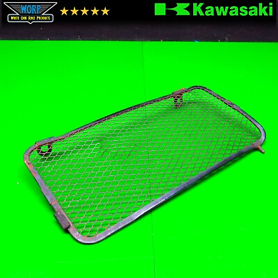 #ad 1984 1986 KAWASAKI KL600 LEFT RADIATOR SCREEN GUARD COVER PROTECTOR GRILL GRILLE