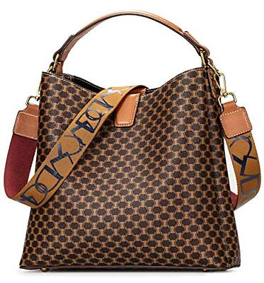 #ad Women Satchel Handbag Purse Ladies Leather Vintage Top Handle Tote Aa2 brown1
