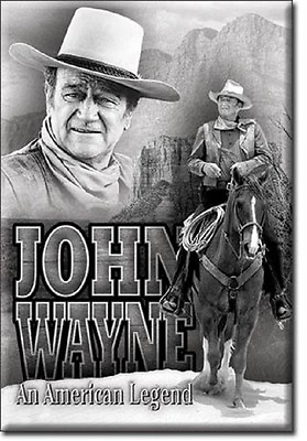 #ad John Wayne An American Legend Miniature Sign Magnet 2 X 3 Inch $3.50