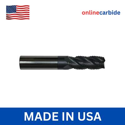 #ad #ad 1 2quot; 4 FLUTE CARBIDE ROUGHING END MILL ALTiN COATED
