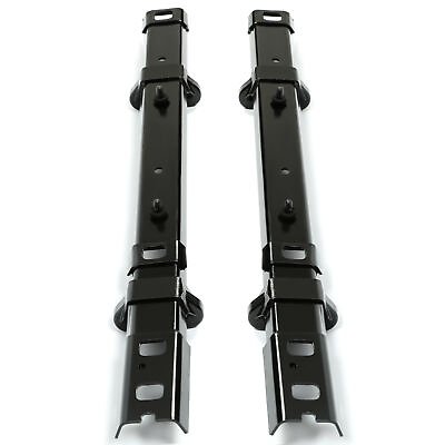 #ad 2Pcs Black Floor Track Brackets For 2015 2023 Ford Transit 2 Person Bench Seat $139.00