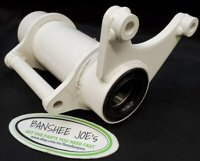#ad Yamaha Banshee Rear Axle Bearing Carrier Powder Coated Gloss White Stock Style