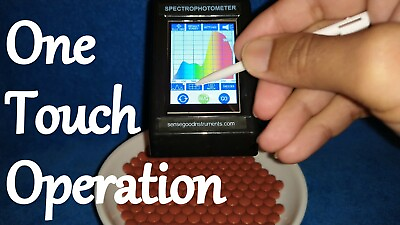 #ad New Versatile Color Measurement Portable Spectrophotometer Touch TFT Colorimeter