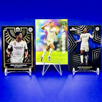 #ad Jude Bellingham Real Madrid Lot 3: Topps Deco Topps Knockout amp; Panini Top Class