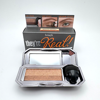 #ad Benefit They#x27;re Real Duo Eye Shadow Blender BRAZEN BRONZE New FREEFAST SHIPPING