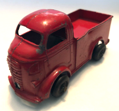#ad BARCLAY MILK DELIVERY TRUCK vintage reproduction? red pick up 1940s 1950s beer