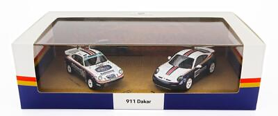 #ad 1:43 911 Dakar Twin Set 1976 Winner Rothmans Carrera 2023 992 Spark