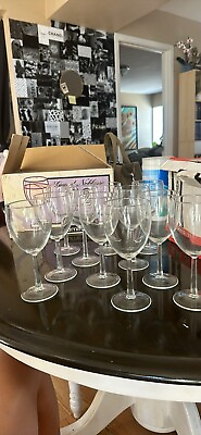 #ad crystal wine glasses set of 12