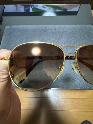 #ad LOUIS VUITTON Z0164U Monogram Lens Conspiration Pilot Sunglasses Brown LV W Case