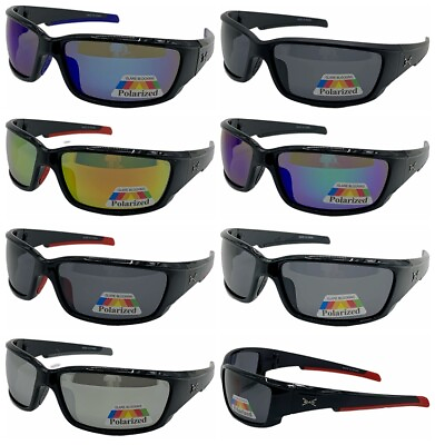 #ad Polarized Outdoor Sports Eyewear Driving Sunglasses Wrap Men Glasses #6656P